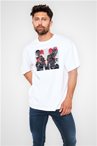 Halo Wars Beyaz Oversize Tişört Oversize T-shirt