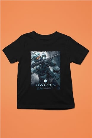 Halo Wars Siyah Unisex Çocuk Tişört
