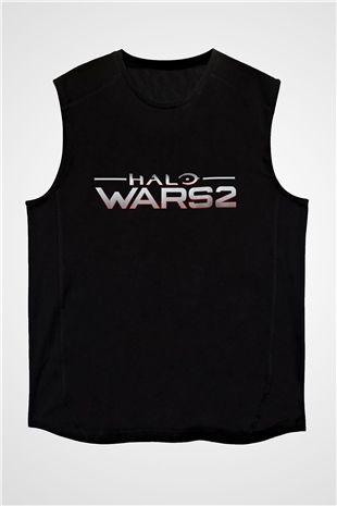 Halo Wars Siyah Unisex Kolsuz Tişört