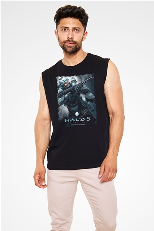 Halo Wars Siyah Unisex Kolsuz Tişört