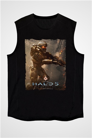 Halo Wars Siyah Unisex Kolsuz Tişört