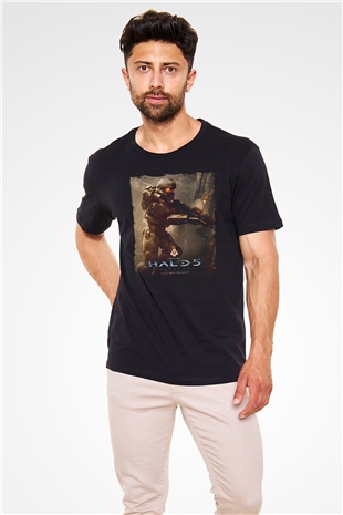 Halo Wars Siyah Unisex Tişört T-Shirt