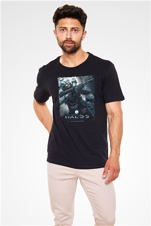 Halo Wars Siyah Unisex Tişört T-Shirt