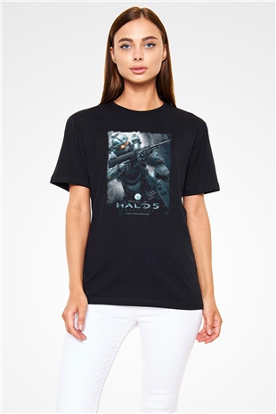 Halo Wars Siyah Unisex Tişört T-Shirt