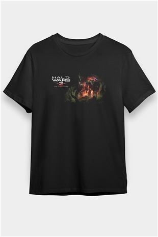 Halo Wars Siyah Unisex Tişört T-Shirt