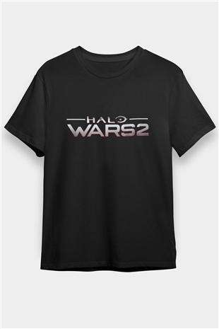 Halo Wars Siyah Unisex Tişört T-Shirt