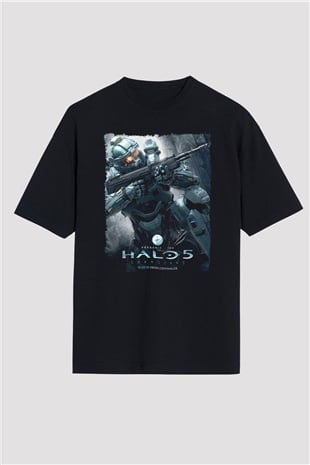 Halo Wars Siyah Oversize Tişört Oversize T-shirt