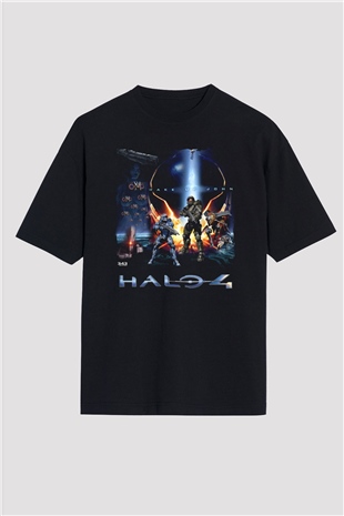 Halo Wars Siyah Oversize Tişört Oversize T-shirt