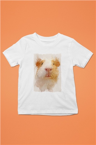 Hamster Beyaz Unisex Çocuk Tişört
