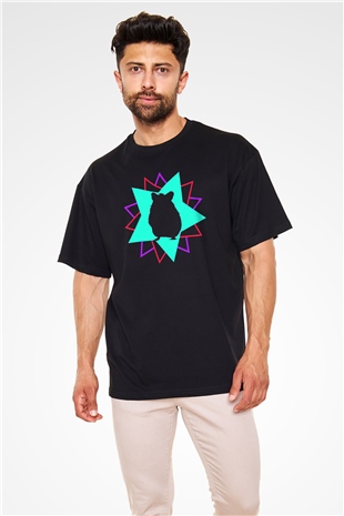 Hamster Siyah Oversize Tişört Oversize T-shirt - TişörtFabrikası