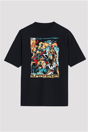 Hanna-Barbera Siyah Oversize Tişört