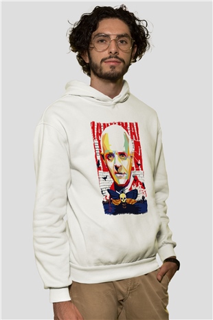 Hannibal Beyaz Unisex Hoodie