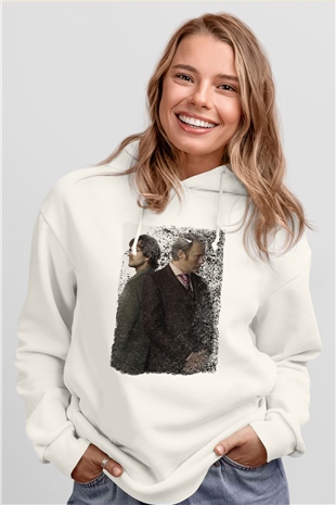 Hannibal Beyaz Unisex Hoodie