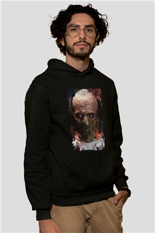 Hannibal Siyah Unisex Hoodie