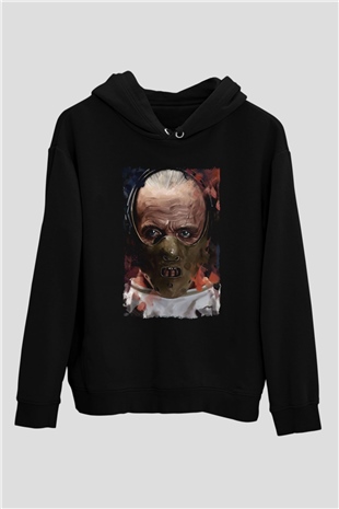 Hannibal Siyah Unisex Hoodie