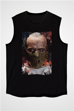 Hannibal Siyah Unisex Kolsuz Tişört
