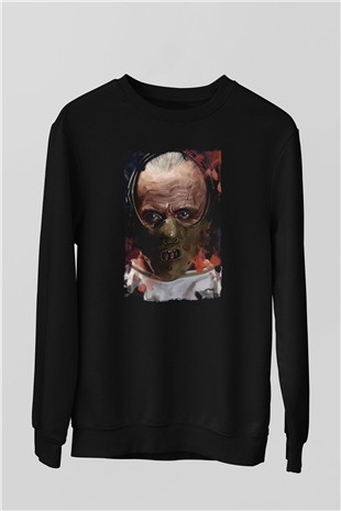 Hannibal Siyah Unisex Sweatshirt