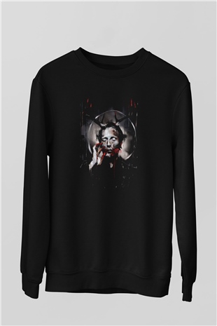 Hannibal Siyah Unisex Sweatshirt