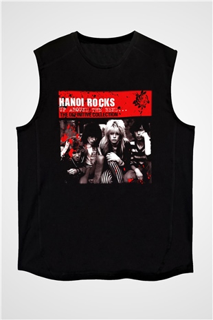 Hanoi Rocks Siyah Unisex Kolsuz Tişört