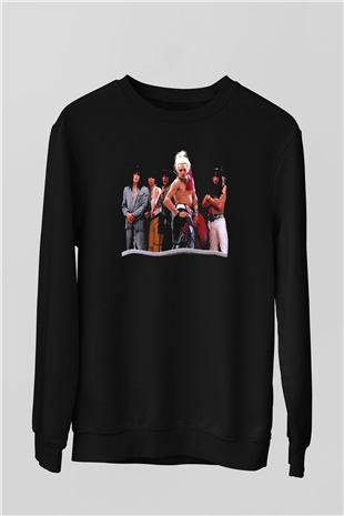 Hanoi Rocks Siyah Unisex Sweatshirt