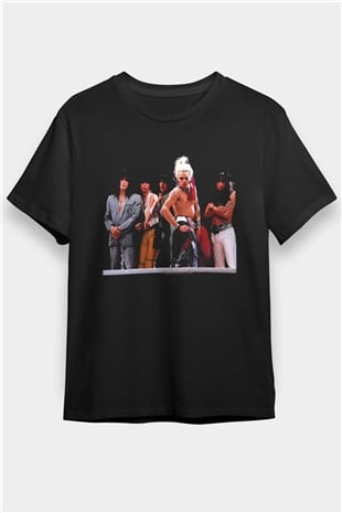 Hanoi Rocks Siyah Unisex Tişört T-Shirt - TişörtFabrikası