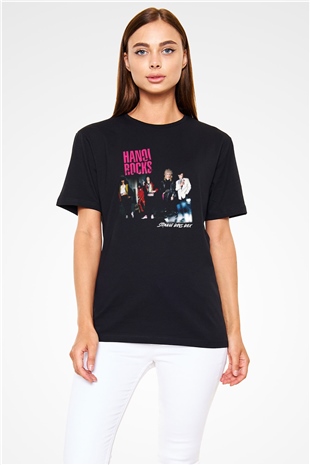 Hanoi Rocks Siyah Unisex Tişört T-Shirt - TişörtFabrikası