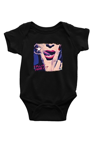 Hardcore Superstar Baskılı Unisex Siyah Bebek Body - Zıbın