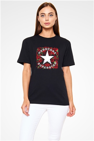 Hardcore Superstar Baskılı Unisex Siyah Tişört