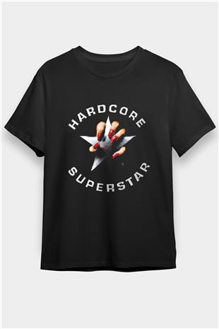 Hardcore Superstar Baskılı Unisex Siyah Tişört