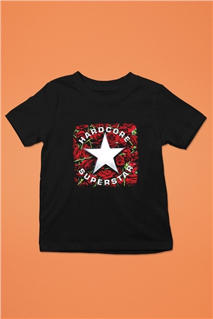 Hardcore Superstar Baskılı Unisex Siyah Çocuk Tişört