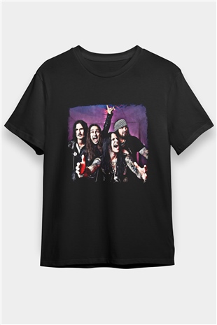Hardcore Superstar Baskılı Unisex Siyah Tişört
