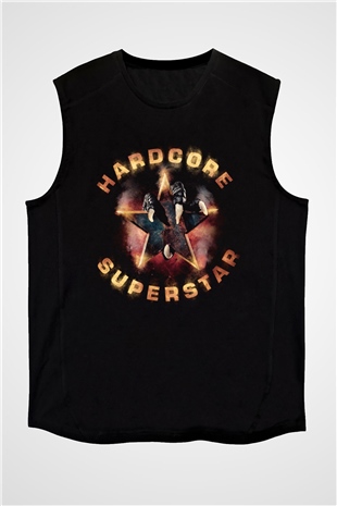 Hardcore Superstar Siyah Unisex Kolsuz Tişört