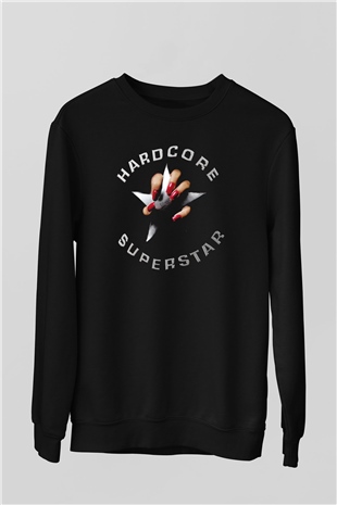 Hardcore Superstar Siyah Unisex Sweatshirt