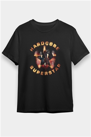 Hardcore Superstar Siyah Unisex Tişört T-Shirt - TişörtFabrikası