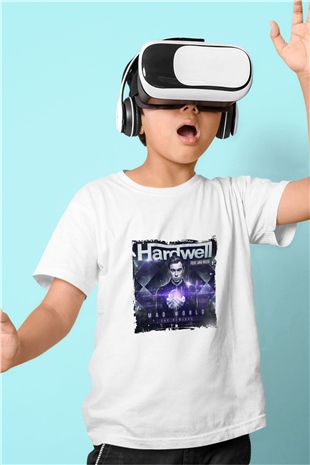 Hardwell Baskılı Beyaz Çocuk Tişört