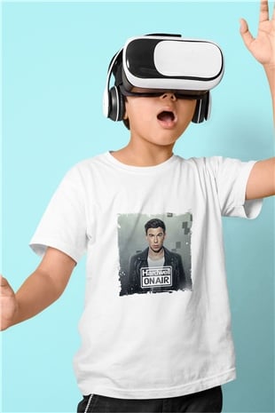 Hardwell Baskılı Beyaz Çocuk Tişört