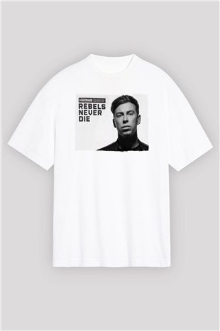 Hardwell Beyaz Oversize Tişört Oversize T-shirt - TişörtFabrikası