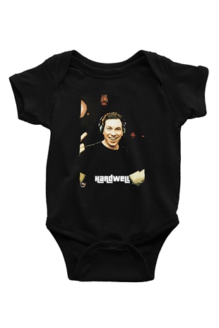 Hardwell Siyah Bebek Body - Zıbın