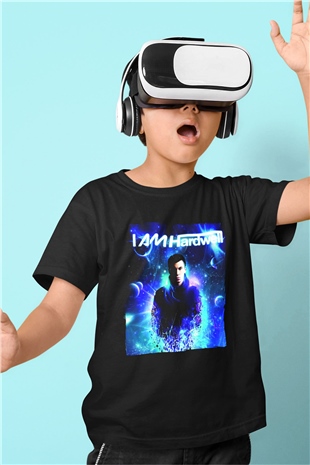 Hardwell Siyah Unisex Çocuk Tişört