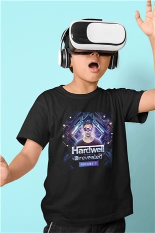 Hardwell Siyah Unisex Çocuk Tişört