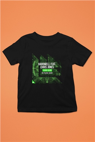 Hardwell Siyah Unisex Çocuk Tişört