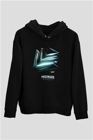 Hardwell Siyah Unisex Hoodie