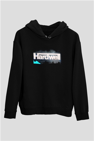 Hardwell Siyah Unisex Hoodie