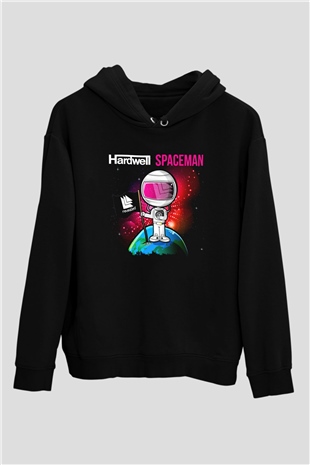 Hardwell Siyah Unisex Hoodie