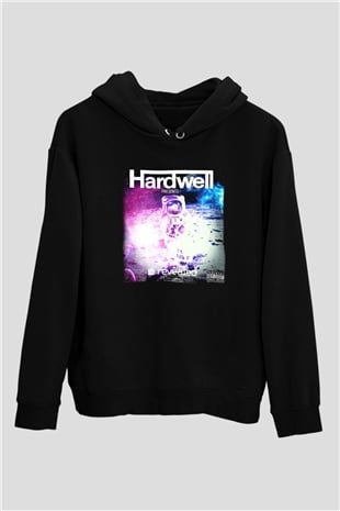 Hardwell Siyah Unisex Hoodie
