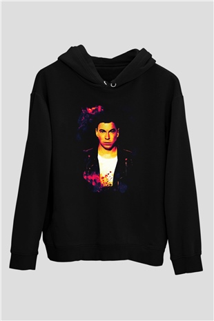 Hardwell Siyah Unisex Kapüşonlu Sweatshirt