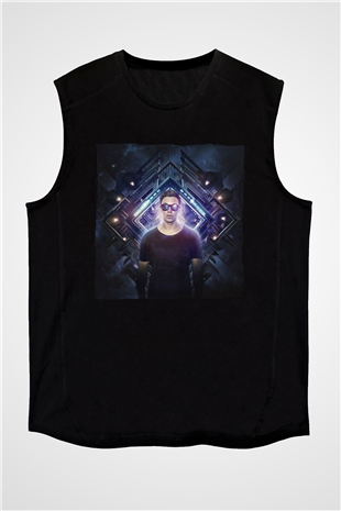Hardwell Siyah Unisex Kolsuz Tişört