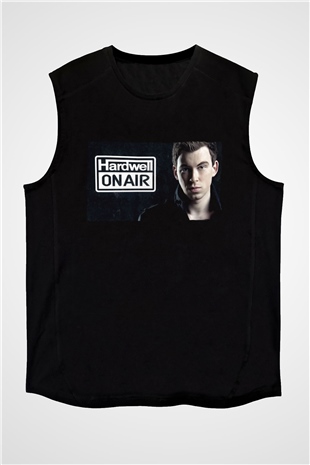 Hardwell Siyah Unisex Kolsuz Tişört