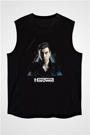 Hardwell Siyah Unisex Kolsuz Tişört