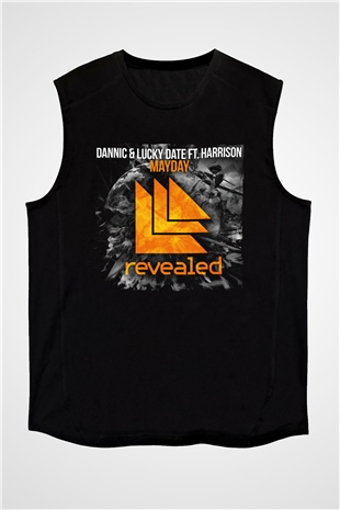 Hardwell Siyah Unisex Kolsuz Tişört